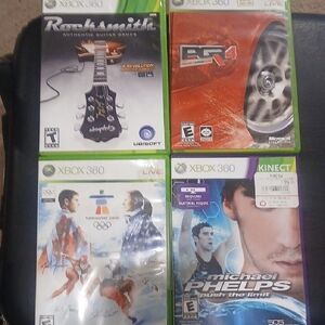 Game Bundle - Rocksmith, Forza, Vancouver 2010 & Michael Phelps (green)